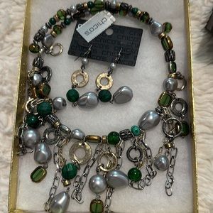 Chico’s Necklace & Earrings Set